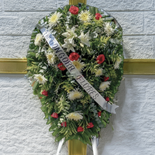 Lagrimón blanco con rojo